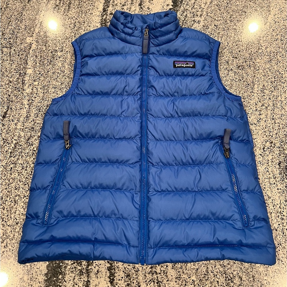 Patagonia Youth Vibrant Blue Insulated Vest